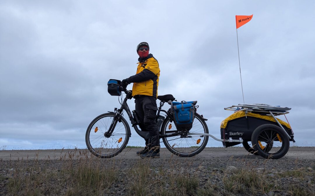 Bumpy tracks, ash, and endurance: battling wind and rain to reach Ásbyrgi